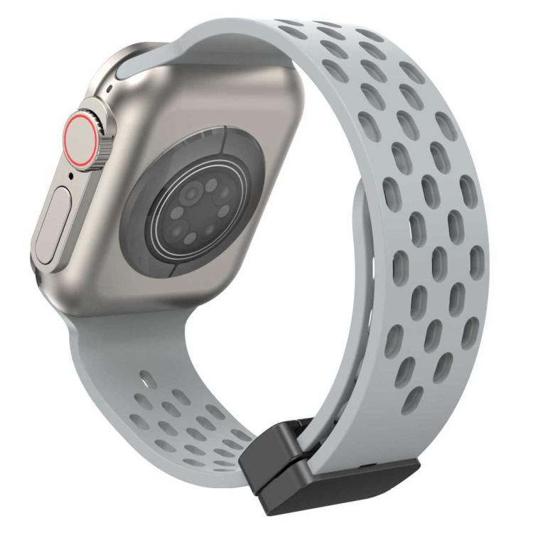 xDfind マグネットクラスプシリコンウォッチバンド、Apple Watch 42 / 44 / 45 / 46 / 49mm用、Apple Watch 38 / 40 / 41 / S10 42mm用