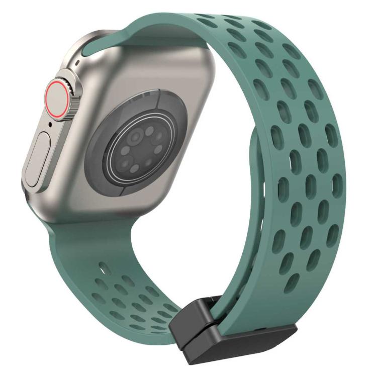 xDfind マグネットクラスプシリコンウォッチバンド、Apple Watch 42 / 44 / 45 / 46 / 49mm用、Apple Watch 38 / 40 / 41 / S10 42mm用