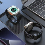 xDfind マグネットクラスプシリコンウォッチバンド、Apple Watch 42 / 44 / 45 / 46 / 49mm用、Apple Watch 38 / 40 / 41 / S10 42mm用