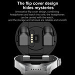 F36 1.46インチTFTカラースクリーン2-in-1 Bluetoothイヤホンスマートウォッチ、Bluetooth通話 / NFC対応