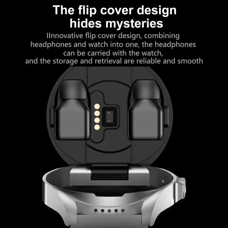 F36 1.46インチTFTカラースクリーン2-in-1 Bluetoothイヤホンスマートウォッチ、Bluetooth通話 / NFC対応