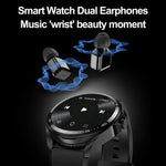 F36 1.46インチTFTカラースクリーン2-in-1 Bluetoothイヤホンスマートウォッチ、Bluetooth通話 / NFC対応
