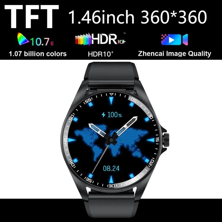 F36 1.46インチTFTカラースクリーン2-in-1 Bluetoothイヤホンスマートウォッチ、Bluetooth通話 / NFC対応