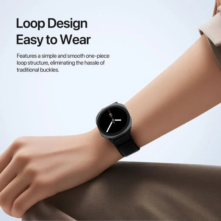 DUX DUCIS YEシリーズナイロン織りウォッチストラップ、Samsung Galaxy Watch8 / Watch8 Classic 用