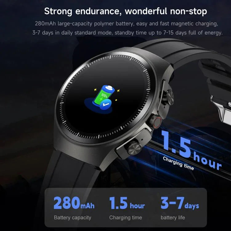 F39 1.43インチAMOLEDスクリーン2-in-1 Bluetoothイヤホンスマートウォッチ、Bluetooth通話 / NFC対応