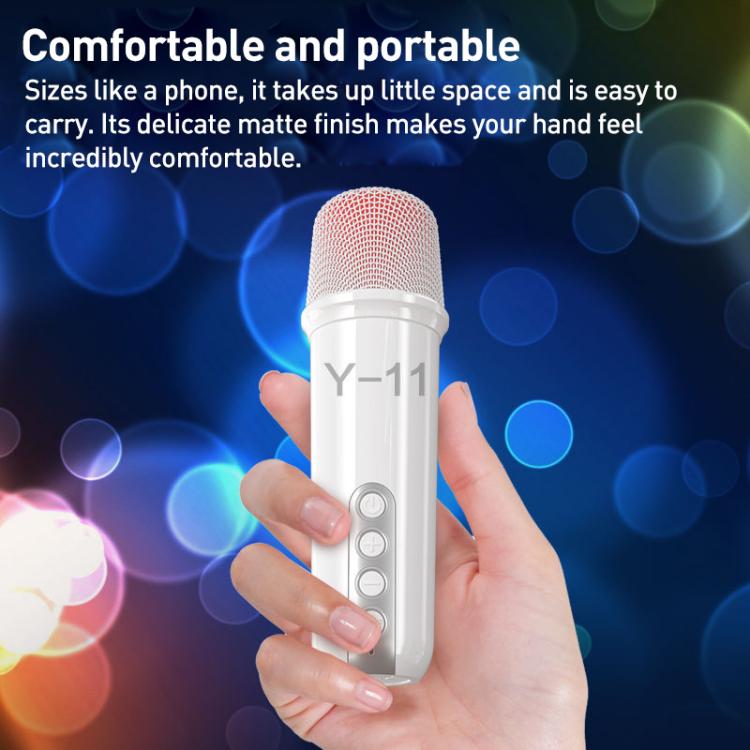 Lebo Y11 アウトドアポータブルワイヤレスカラオケデュアルマイクBluetoothスピーカー