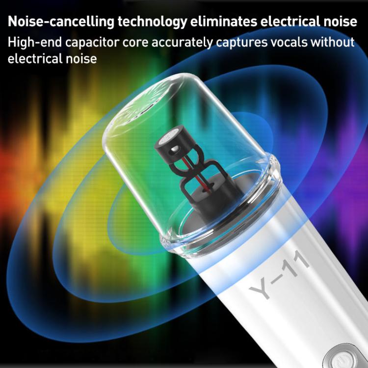Lebo Y11 アウトドアポータブルワイヤレスカラオケデュアルマイクBluetoothスピーカー