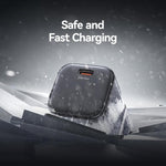 USAMS CC274 20W GaN USB-C / Type-Cポート ミニ急速充電器、UKプラグ