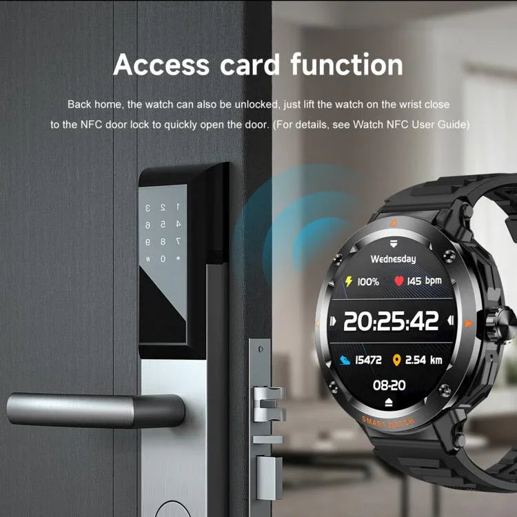 D13 2-in-1 Bluetoothイヤホンスマートコールウォッチ、Bluetooth通話 / NFC / ヘルスモニタリング対応、シリコンストラップ、3ビーズスチールストラップ、ミラネーゼスチールストラップ