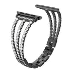 xDfind スリーダイヤモンドメタルウォッチバンド、Apple Watch 42 / 44 / 45 / 46 / 49mm用、Apple Watch 38 / 40 / 41 / S10 42mm用