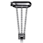xDfind スリーダイヤモンドメタルウォッチバンド、Apple Watch 42 / 44 / 45 / 46 / 49mm用、Apple Watch 38 / 40 / 41 / S10 42mm用