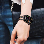 xDfind スリーダイヤモンドメタルウォッチバンド、Apple Watch 42 / 44 / 45 / 46 / 49mm用、Apple Watch 38 / 40 / 41 / S10 42mm用