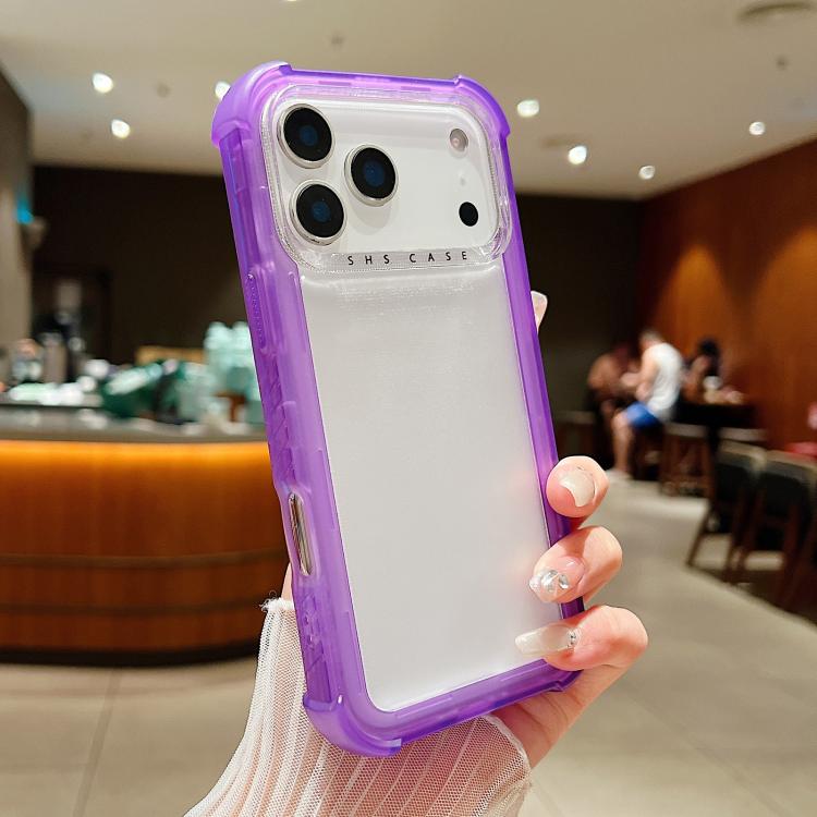 透明マット TPU ハイブリッド PC 3-in-1 電話ケース、iPhone 17 Pro Max 用、iPhone 17 Pro 用