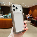 透明マット TPU ハイブリッド PC 3-in-1 電話ケース、iPhone 17 Pro Max 用、iPhone 17 Pro 用