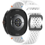 xDfind ラダーブラックバックルハニカム通気シリコンウォッチバンド、Samsung Galaxy Watch8 / Watch8 Classic 用
