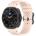 xDfind ラダーブラックバックルハニカム通気シリコンウォッチバンド、Samsung Galaxy Watch8 / Watch8 Classic 用