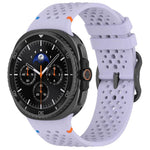 xDfind ラダーブラックバックルハニカム通気シリコンウォッチバンド、Samsung Galaxy Watch8 / Watch8 Classic 用