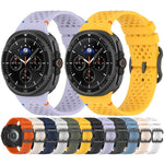xDfind ラダーブラックバックルハニカム通気シリコンウォッチバンド、Samsung Galaxy Watch8 / Watch8 Classic 用
