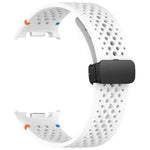 xDfind マグネティックブラックバックルハニカム通気シリコンウォッチバンド、Samsung Galaxy Watch8 / Watch8 Classic 用