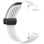 xDfind マグネティックブラックバックルハニカム通気シリコンウォッチバンド、Samsung Galaxy Watch8 / Watch8 Classic 用