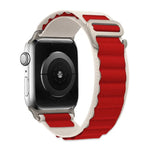 バックルループナイロンウォッチバンド 3Dカーブフィルム付き、Apple Watch Series 40mm用