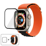 バックルループナイロンウォッチバンド 3Dカーブフィルム付き、Apple Watch Ultra 2 / 1 49mm用