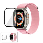 バックルループナイロンウォッチバンド 3Dカーブフィルム付き、Apple Watch Ultra 2 / 1 49mm用