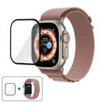バックルループナイロンウォッチバンド 3Dカーブフィルム付き、Apple Watch Ultra 2 / 1 49mm用