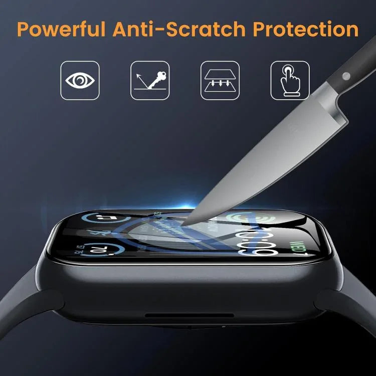 Buckle Loop Nylon Watch Band with 3D Curved Film, For Apple Watch Series 44mm
