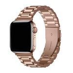 3Dカーブフィルム付きスリービーズステンレススチール時計バンド、Apple Watch Series 42mm用