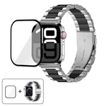 3Dカーブフィルム付きスリービーズステンレススチール時計バンド、Apple Watch Series 42mm用