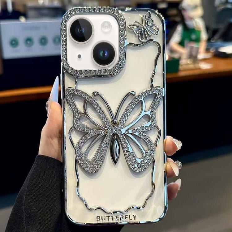 Hollow Butterfly Electroplating TPU Phone Case, For iPhone 14, For iPhone 14 Pro, For iPhone 14 Pro Max, For iPhone 13 Pro Max, For iPhone 13 Pro, For iPhone 13, For iPhone 12, For iPhone 12 Pro Max, For iPhone 12 Pro, For iPhone 11 Pro Max, For iPhone 11