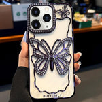 Hollow Butterfly Electroplating TPU Phone Case, For iPhone 11 Pro Max, For iPhone 11