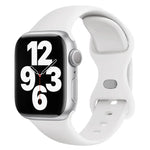 バタフライバックルシリコンウォッチバンド 3Dカーブフィルム付き、Apple Watch Series 10 46mm用、Apple Watch Series 10 42mm用、Apple Watch Series 44mm用