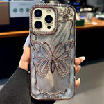 バタフライ電気めっきTPUスマホケース エポキシ段ボール付き、iPhone 14用、iPhone 14 Pro用、iPhone 14 Pro Max用、iPhone 13 Pro Max用、iPhone 13 Pro用、iPhone 13用