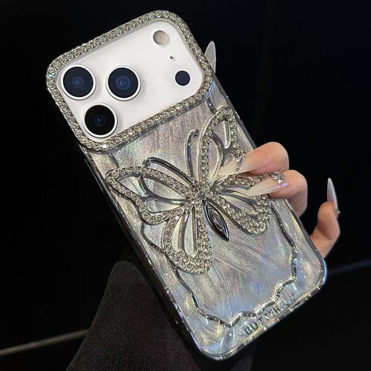バタフライ 電気めっき TPU 電話ケース エポキシ段ボール付き、iPhone 17 Pro Max 用、iPhone 17 Pro 用、iPhone 17 用、iPhone 16 Pro Max 用、iPhone 16 Pro 用、iPhone 16 Plus 用、iPhone 16 用、iPhone 15 Pro Max 用、iPhone 15 Pro 用