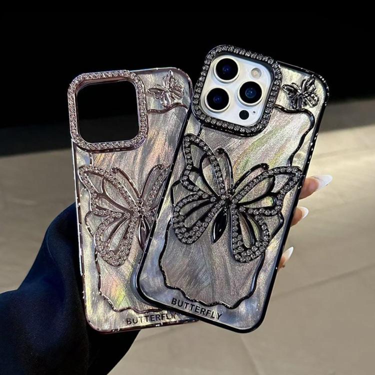 バタフライ電気めっきTPUスマホケース エポキシ段ボール付き、iPhone 14用、iPhone 14 Pro用、iPhone 14 Pro Max用、iPhone 13 Pro Max用、iPhone 13 Pro用、iPhone 13用