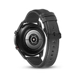 フラットテクスチャー本革交換用ストラップ、Samsung Galaxy Watch 3 41mm用、Samsung Galaxy Watch 3 45mm用
