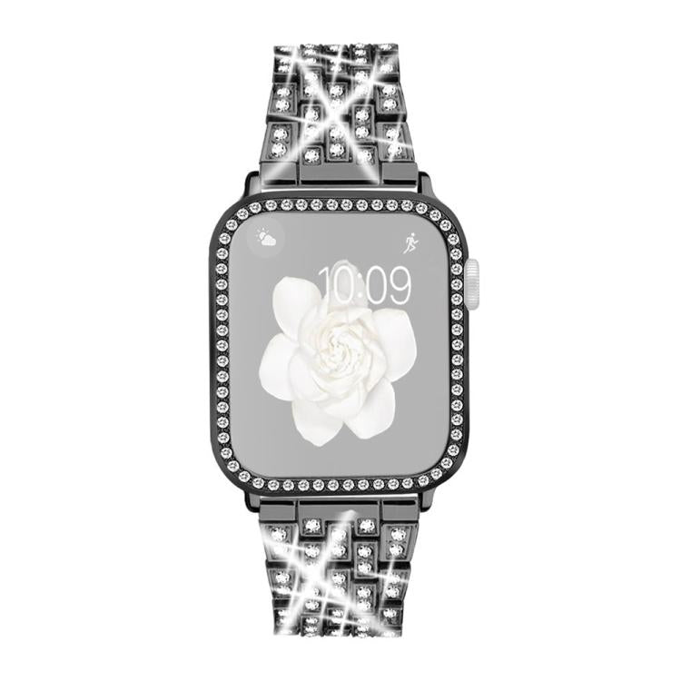 xDfind ブリングダイヤモンドジュエリーメタルウォッチバンド ケース付き、Apple Watch Series 10 46mm用、Apple Watch Series 10 42mm用、Apple Watch Series 44mm用、Apple Watch Series 40mm用、Apple Watch Ultra 2 / 1 49mm用、Apple Watch Series 45mm用