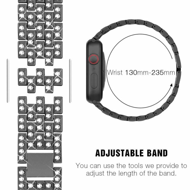 xDfind ブリングダイヤモンドジュエリーメタルウォッチバンド ケース付き、Apple Watch Series 10 46mm用、Apple Watch Series 10 42mm用、Apple Watch Series 44mm用、Apple Watch Series 40mm用、Apple Watch Ultra 2 / 1 49mm用、Apple Watch Series 45mm用