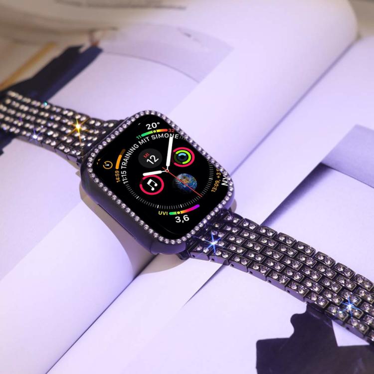 xDfind ブリングダイヤモンドジュエリーメタルウォッチバンド ケース付き、Apple Watch Series 10 46mm用、Apple Watch Series 10 42mm用、Apple Watch Series 44mm用、Apple Watch Series 40mm用、Apple Watch Ultra 2 / 1 49mm用、Apple Watch Series 45mm用