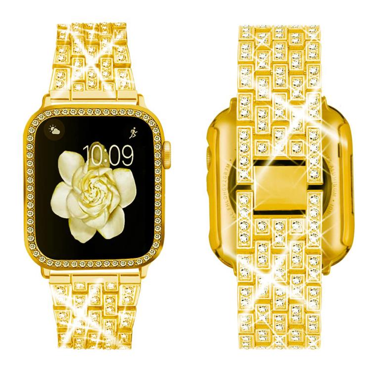 xDfind ブリングダイヤモンドジュエリーメタルウォッチバンド ケース付き、Apple Watch Series 10 46mm用、Apple Watch Series 10 42mm用、Apple Watch Series 44mm用、Apple Watch Series 40mm用、Apple Watch Ultra 2 / 1 49mm用、Apple Watch Series 45mm用