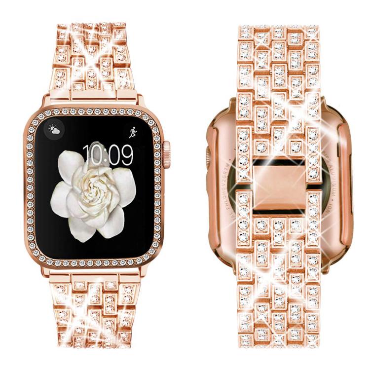 xDfind ブリングダイヤモンドジュエリーメタルウォッチバンド ケース付き、Apple Watch Series 10 46mm用、Apple Watch Series 10 42mm用、Apple Watch Series 44mm用、Apple Watch Series 40mm用、Apple Watch Ultra 2 / 1 49mm用、Apple Watch Series 45mm用
