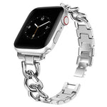 xDfind ダブルサークル メタルウォッチバンド、Apple Watch 42 / 44 / 45 / 46 / 49mm用、Apple Watch 38 / 40 / 41 / S10 42mm用