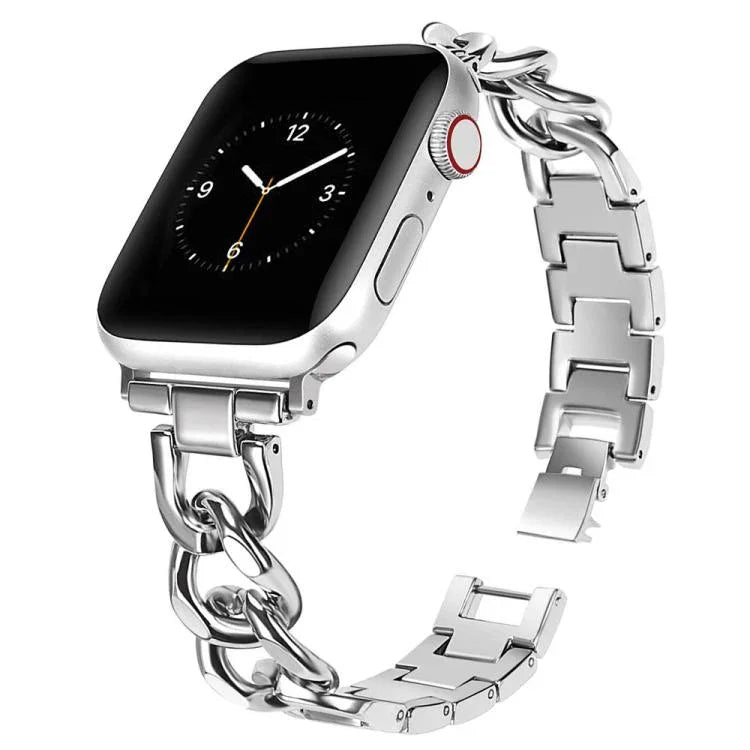 xDfind ダブルサークル メタルウォッチバンド、Apple Watch 42 / 44 / 45 / 46 / 49mm用、Apple Watch 38 / 40 / 41 / S10 42mm用