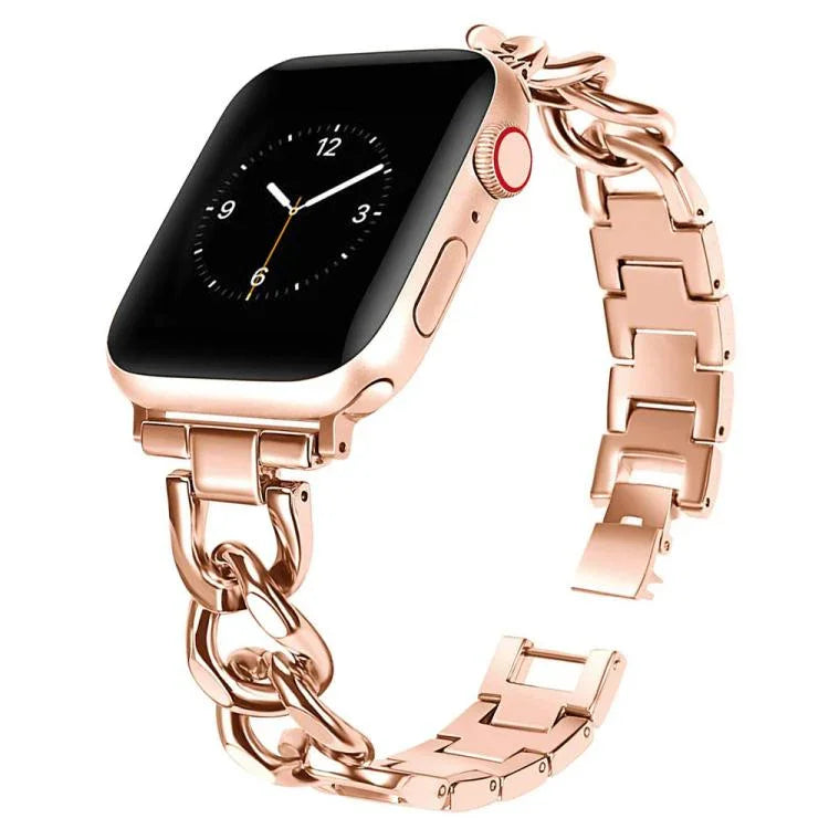xDfind ダブルサークル メタルウォッチバンド、Apple Watch 42 / 44 / 45 / 46 / 49mm用、Apple Watch 38 / 40 / 41 / S10 42mm用