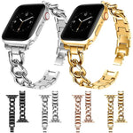 xDfind ダブルサークル メタルウォッチバンド、Apple Watch 42 / 44 / 45 / 46 / 49mm用、Apple Watch 38 / 40 / 41 / S10 42mm用