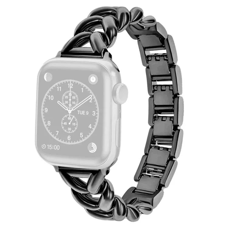 xDfind V字型 メタルウォッチバンド、Apple Watch 42 / 44 / 45 / 46 / 49mm用、Apple Watch 38 / 40 / 41 / S10 42mm用