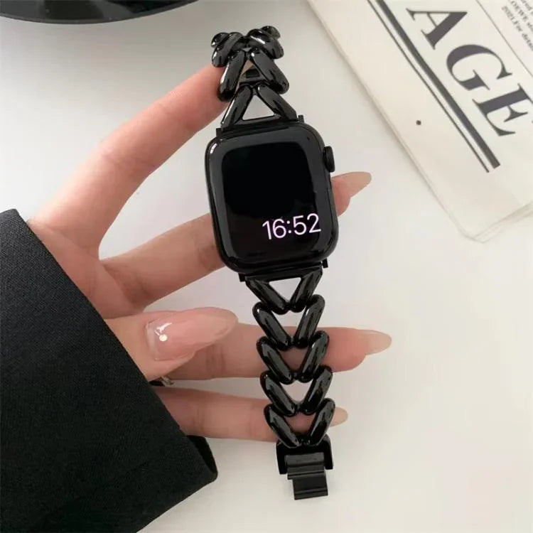 xDfind V字型 メタルウォッチバンド、Apple Watch 42 / 44 / 45 / 46 / 49mm用、Apple Watch 38 / 40 / 41 / S10 42mm用