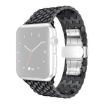 xDfind ドラゴンテクスチャー メタルウォッチバンド、Apple Watch 42 / 44 / 45 / 46 / 49mm用、Apple Watch 38 / 40 / 41 / S10 42mm用